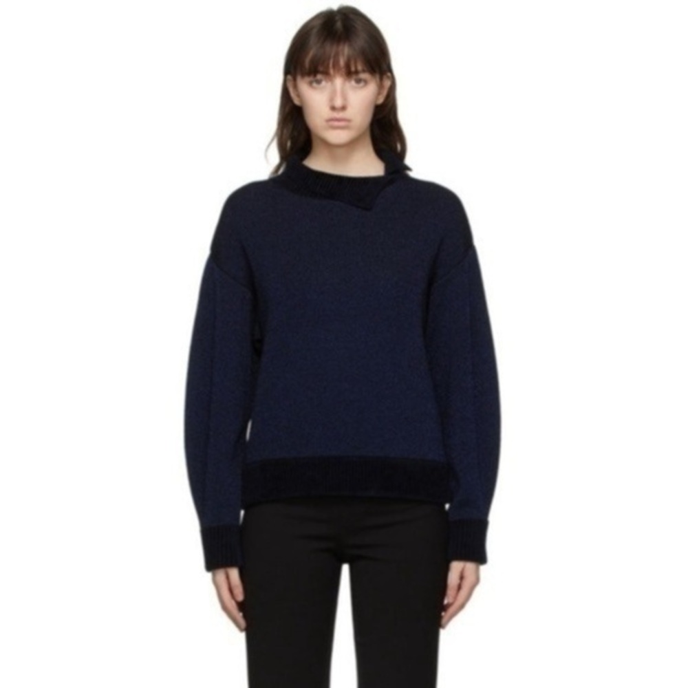 3.1 Phillip Lim Lurex Color Blocked Sweater Size XS - Picture 1 of 16